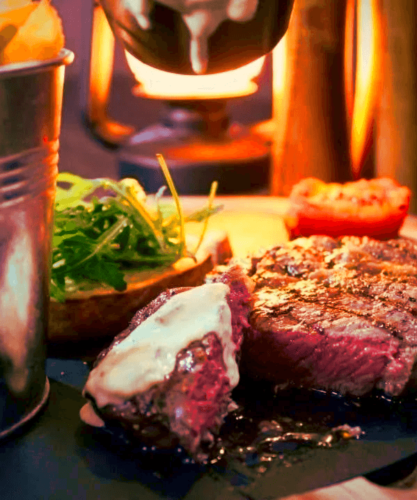 Steak served at Tartan Steak & Grill
